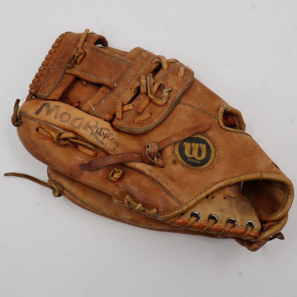 Wilson Baseball Glove Mens Tan Leather A9822 SB Special Triple Lock Web‎